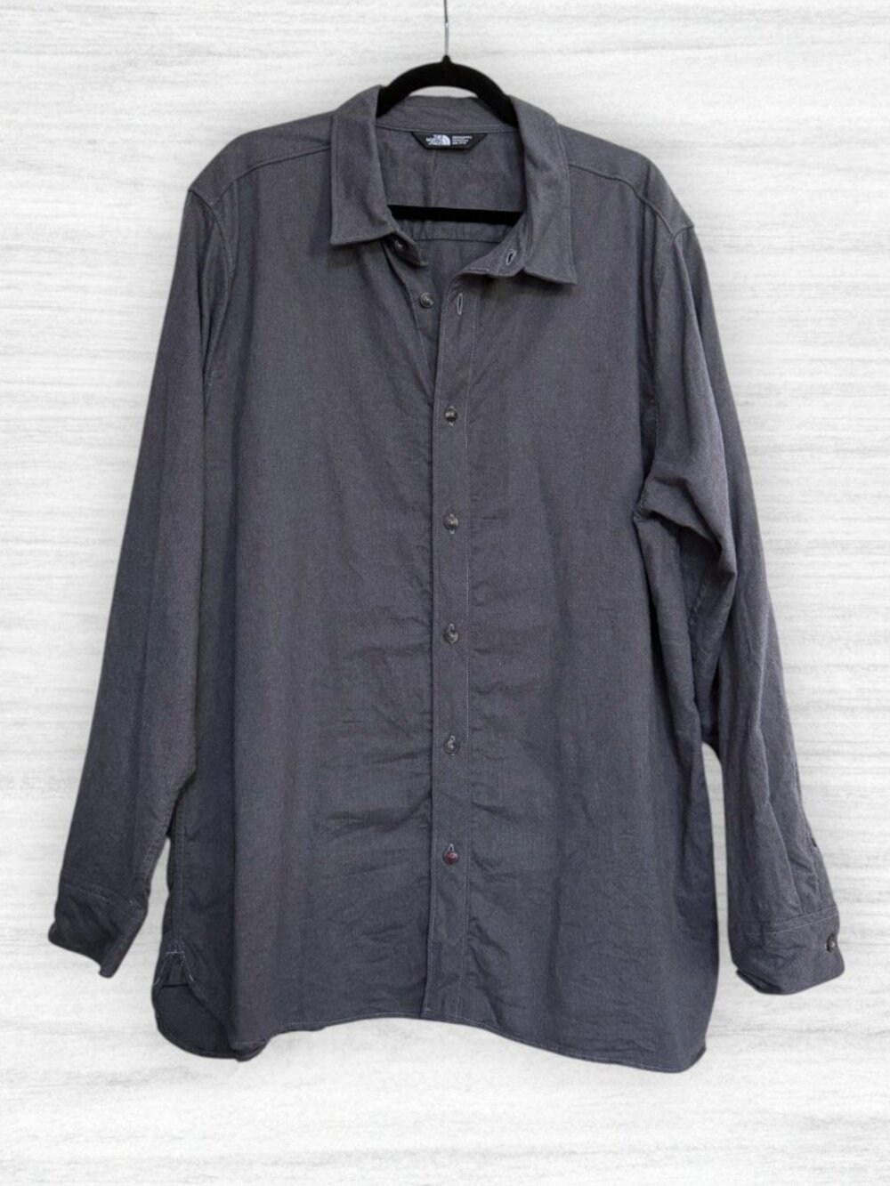 The North Face Arroyo Heavyweight Flannel Shirt Men’s XXL Gray Cotton Jacket